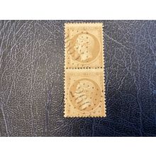 ICOLLECTZONE France 25 Pair Used Obliteration Cancel 2665 Premium number