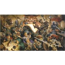 Lockwood, Todd - bar_fight Art Gallery Poster Canvas Print Wall Decoration A0 A
