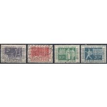 Centenary First Dutch Stamps - Netherlands 1952 - FH - MiNr 393/6 (B)