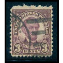 Used 635 3c Abraham Lincoln Fine M09855