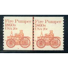 1908 20c Fire Pumper Very Fine MNH Dry Gum CNP Left 8 A02178