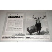1957 Hartford Insurance Ad - Picture of Strength