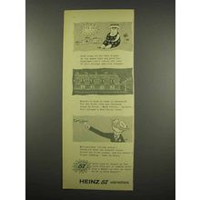1957 Heinz 57 Varieties Ad - Cook Basks on Cote d'Azur