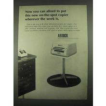 1967 A.B. Dick 610 Electrostatic Dry Copier Ad - Afford