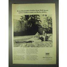 1967 Bache & Co. Ad - Miles From Wall Street