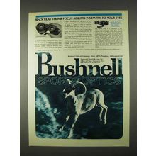 1974 Bushnell Insta-Focus Binoculars Ad - Thumb Focus