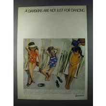 1980 Danskin Swimwear for Girls Ad - Not Just Dancing