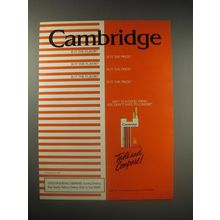 1990 Cambridge Cigarettes Ad - Is it the flavor? Is it the price?