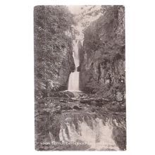 CATTERICK FORCE WATERFALL, SETTLE, YORKSHIRE. unused antique postcard =