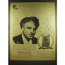 1936 Philco 116 DeLuxe Radio Ad - Giovanni Martinelli