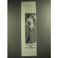 1974 Formfit Rogers Classic Pajama by Emilio Pucci Ad - Be somebody