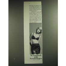 1974 Formfit Rogers Knit 2 Bra Advertisement - Be somebody with Formfit Rogers