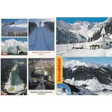 Innsbruck Bergisel Sprungschanze 4x Austria Skiing Postcard s