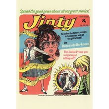 Zodiac Prince Girl In Black Magic Powers Jinty 1970s Comic Postcard