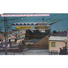 Southend On Sea Essex New Bowling Pavillion Illuminations Postcard