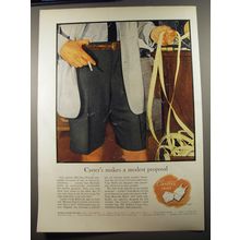 1954 Carter's Trigs Briefs Ad - Carter's makes a modest proposal