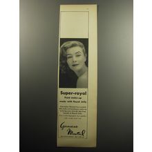 1957 Germaine Monteil Super-royal Fluid make-up Advertisement