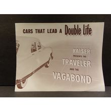 Kaiser Presents the Traveler and the Vagabond Sales Brochure 1949