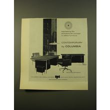 1961 Columbia-Hallowell Contemporary Office Furniture Advertisement