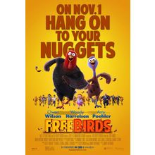 Free Birds (2013)_4 Movie Film Poster Canvas iconic design