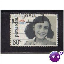 NETHERLANDS 1980 LIBERATION ANNE FRANK 60C F/U SG1335