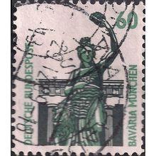 GERMANY, Bavaria, Munich, green-grey 1987, 60pf, #3