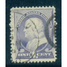 Used 212 1c Benjamin Franklin Fine M01570