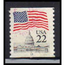 Used 2115 22c U.S. Flag Fine CNS 13 PA6964