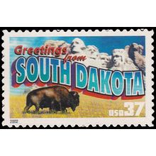 3736 37c South Dakota Fine MNH V2838