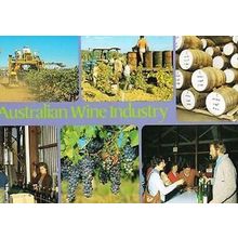 Australia Wine Trade Bottle Alcohol Making Photo Multi View Postcard