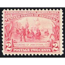 329, Mint NH 2¢ VF Centering * Stuart Katz