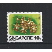 Singapore.SG346 10c Vanda Hybrid.Fine Used.Jun25