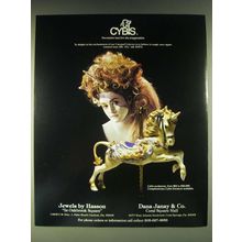 1985 Cybis Carousel Unicorn Porcelain Ad - Cybis Porcelains that fire