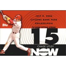2007 Baseball Topps Generation Now Chase Utley #GN65