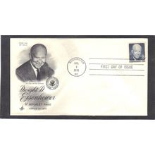 FDC Art Craft 1393 6c Dwight Eisenhower (Cachet-U/A) CV41229