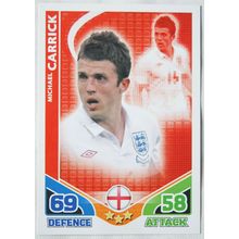 2010 Topps Match Attax World Cup Trading Card - England, Michael Carrick