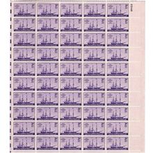 First Steamship Across The Atlantic Sheet of Fifty 3 Cent Stamps Scott 923