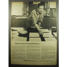 1955 Campbell-Ewald Advertising Ad - Department of simplification