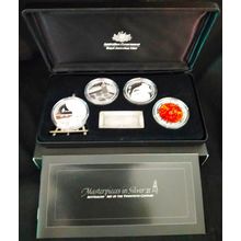 2007 Australia Silver Proof Coin Set Masterpieces in Silver - 20th Century Art