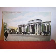 HYDE PARK CORNER, LONDON used antique postcard. 1905 pm National series #