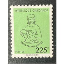 Gabon 1994 Mi. 1183 Union Travail Justice Série courante 225F Courvoisier