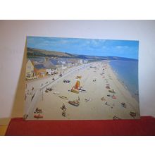 THE SANDS, TORCROSS, DEVON unused postcard J. Salmon =