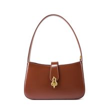 Genuine Leather Women Tote Top Handle Purse Shoulder Satchel Bags Brown
