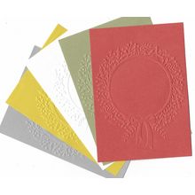 A6 Embossed Card. 10 Sheets. Frame. Cardmaking Scrapbooking Crafts