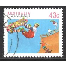 AUSTRALIA 1990: SPORTS DEFINITIVES - 43c SKATEBOARDING USED (G4)