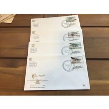 ICOLLECTZONE Israel 1985 Airplane Set of First Day Covers FDC (F300)