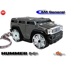 HTF RARE KEYCHAIN GREY HUMMER H2 CARICATURE CUSTOM Ltd Ed.