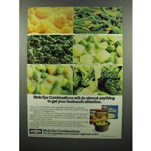 1977 Birds Eye Combination Vegetable Ad - Get Husbands Attention