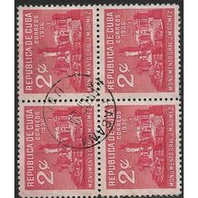1936 SG 414 - fine used (o) - block of 4