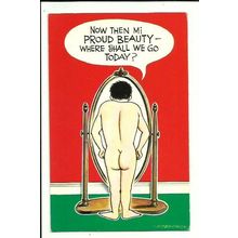 BAMFORTH COMIC "Proud Beauty" Postcard (No.170)